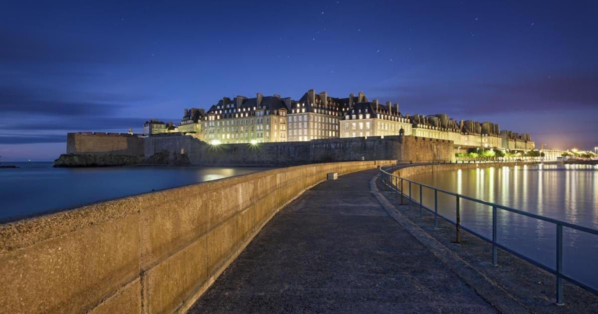 Plage-Sillon-Thalasso-Intra Muros Saint-Malo Exterior foto